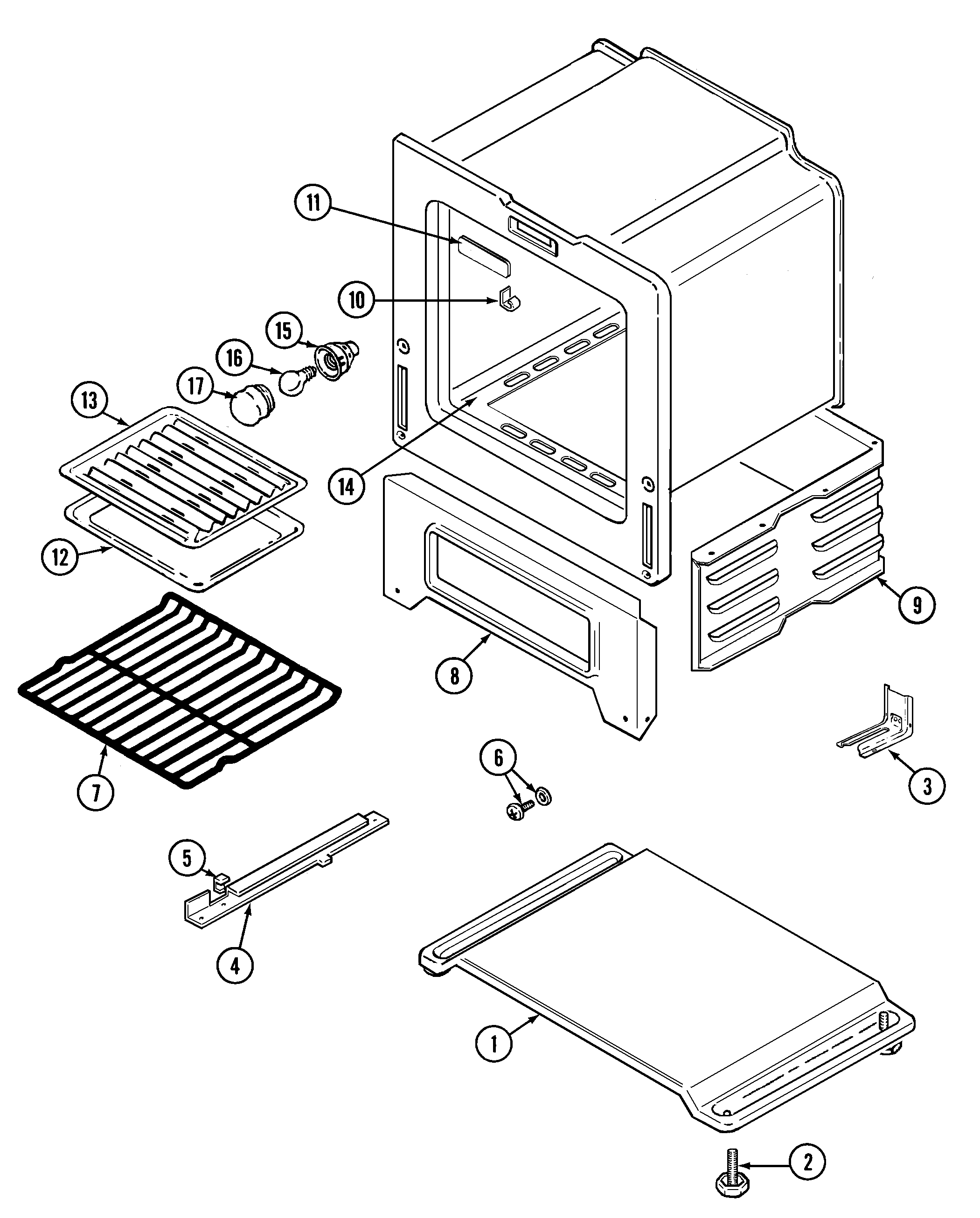 OVEN/BASE (CRG7500AA*)