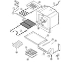 Maytag MER5770BCW oven/base diagram