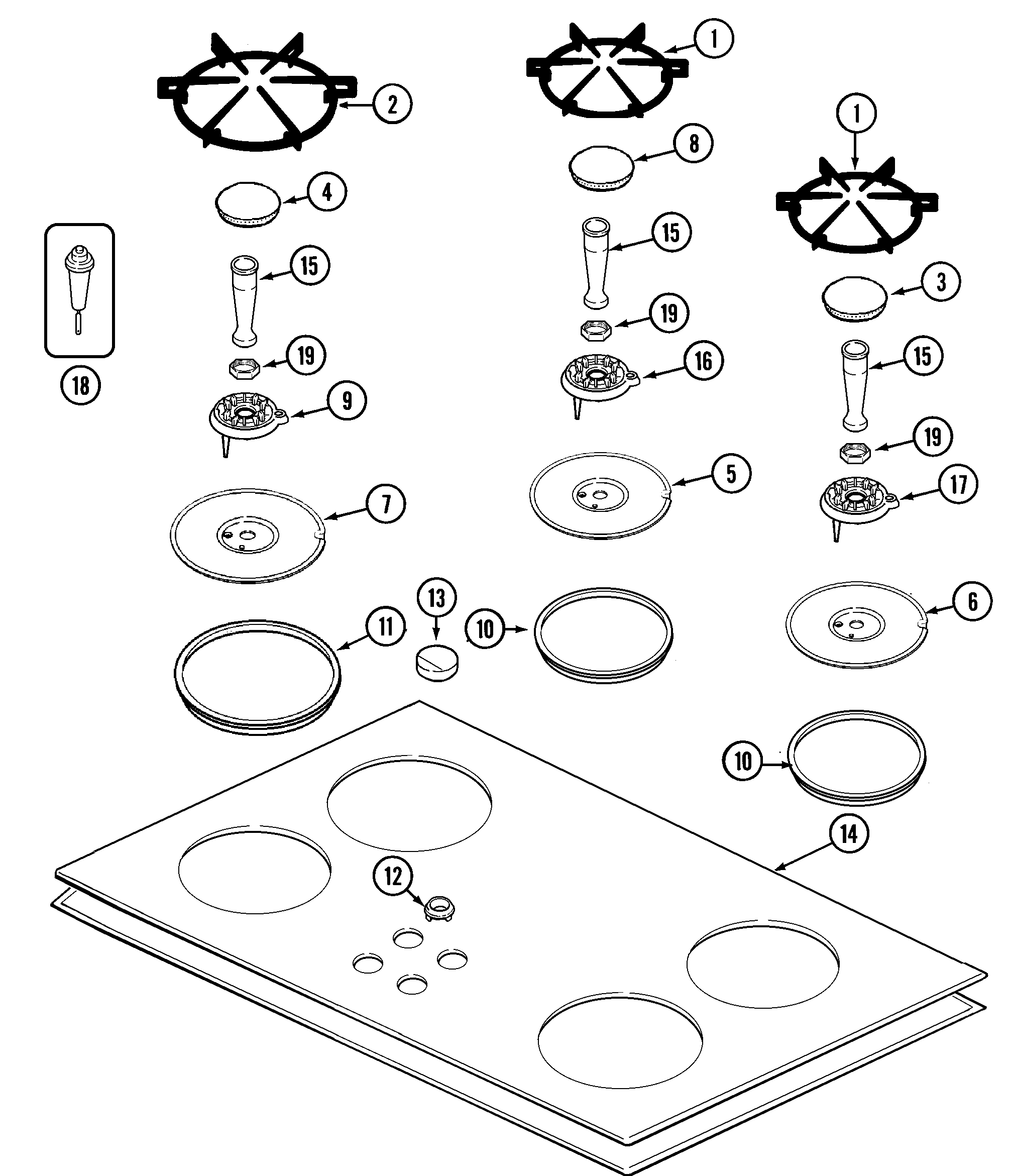 Top assembly