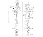 Hoover S2103 motor assembly, bag & motorhousing diagram