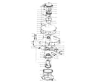 Hoover S3059--- cordreel, mainhousing diagram