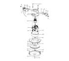 Hoover S3097001 motor assembly diagram