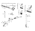 Hoover S3131--- hose, cleaningtools diagram