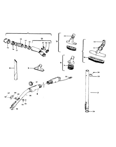 Hose, cleaningtools