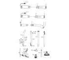 Hoover S3195--- hose, cleaningtools diagram