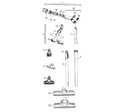 Hoover S3205032 hose diagram