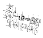 Hoover S3271 motor assembly diagram