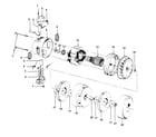 Hoover S3273 motor assembly diagram