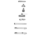 Hoover S3275 cleaningtools diagram