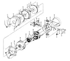 Hoover S3285016 motor assembly diagram