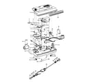 Hoover S3377050 powerednozzle, agitator diagram