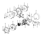 Hoover S3393040 motor assembly diagram