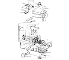 Hoover S3420--- mainhousing, motor assembly diagram