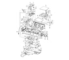 Hoover S3445--- cordreel, mainhousing, motor assembly diagram