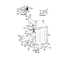 Maytag LDE7500ACL cabinet-rear (lde7500acm,adm) & (ldg) diagram