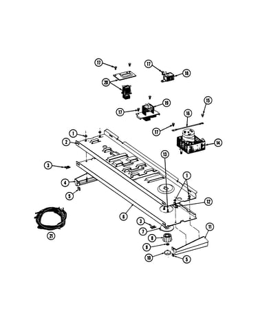 Control panel (lde7500acm,adm) & (ldg)