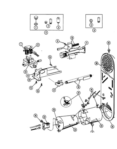 Gas valve (ldg7500aal,aaw,abl,abw)