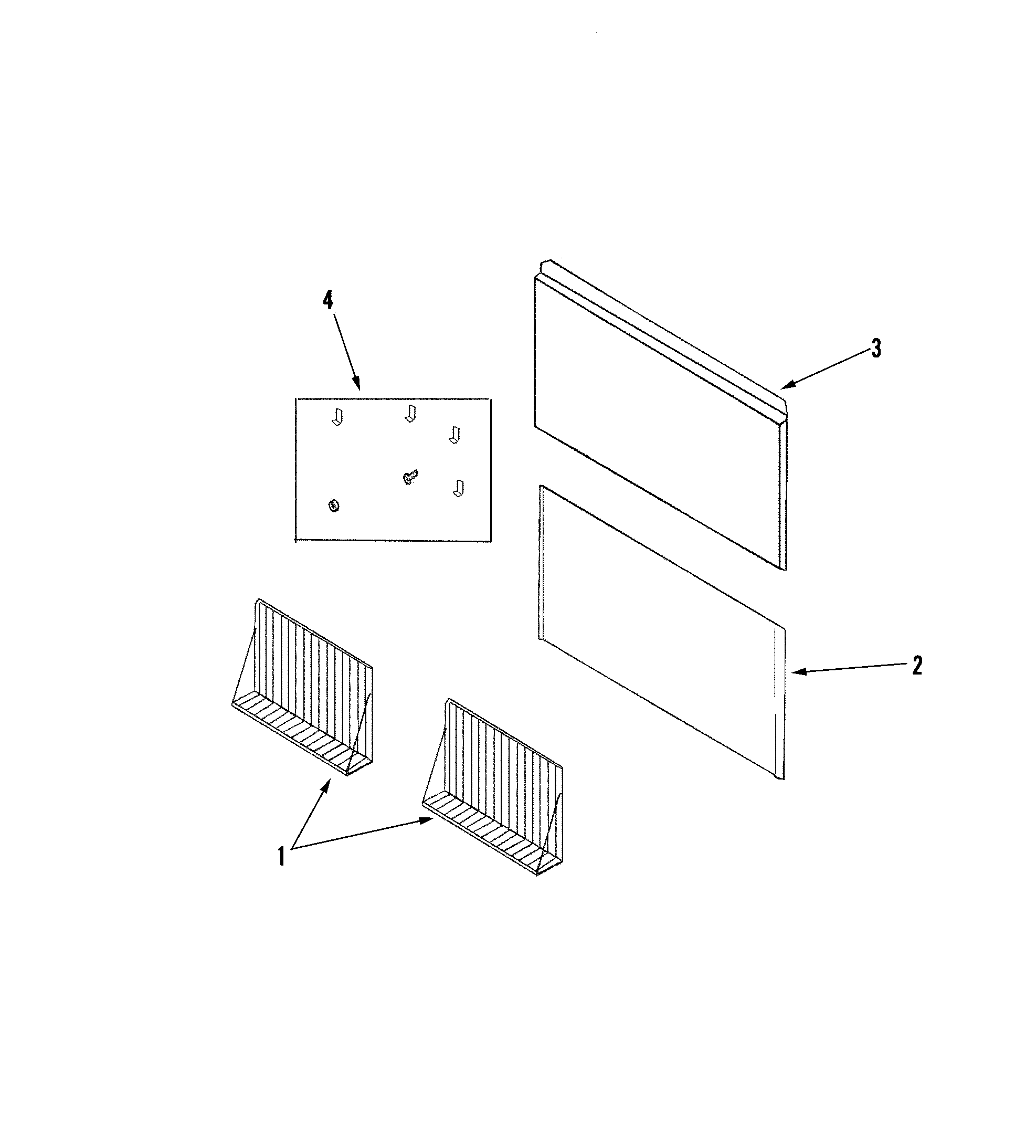 Backsplash components (accessory)