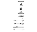 Hoover S3457--- cleaningtools diagram