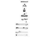 Hoover S3457001 cleaningtools diagram