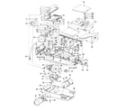 Hoover S3491--- cordreel, mainhousing, motor assembly diagram