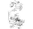 Hoover S3521--- mainhousing, motor assembly diagram