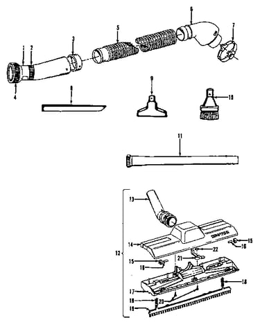 Hose, cleaningtools, rug_flrnozzle