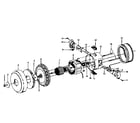 Hoover S3527016 motor assembly diagram