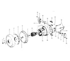 Hoover S3607050 motor assembly diagram