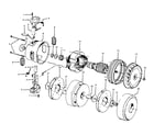 Hoover S3623--- motor assembly diagram