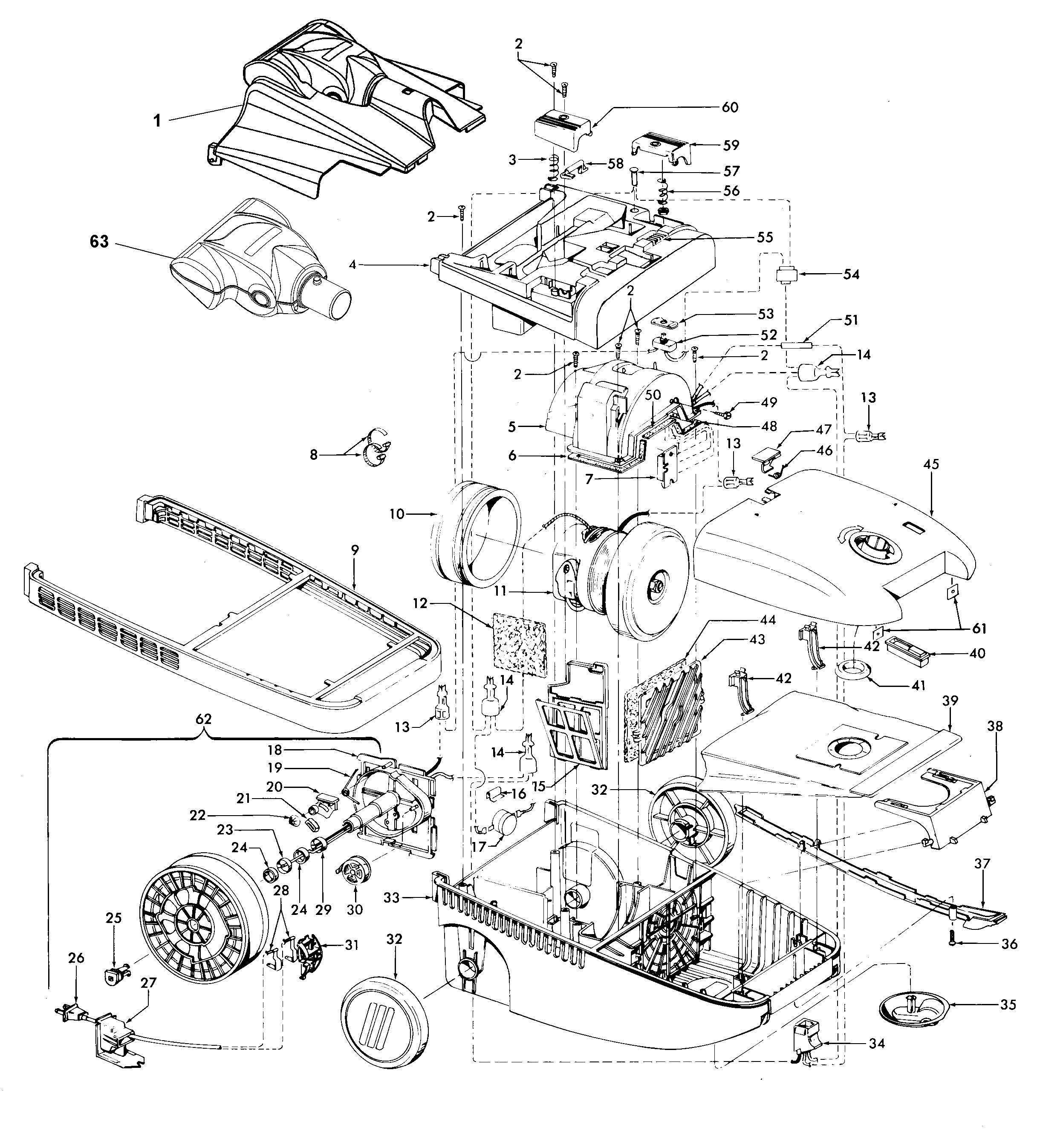 CORDREEL, MAINHOUSING, CLEANINGTOOLS