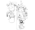 Hoover S5501--- motor, mainhsg_upper, mainhsg_lower diagram