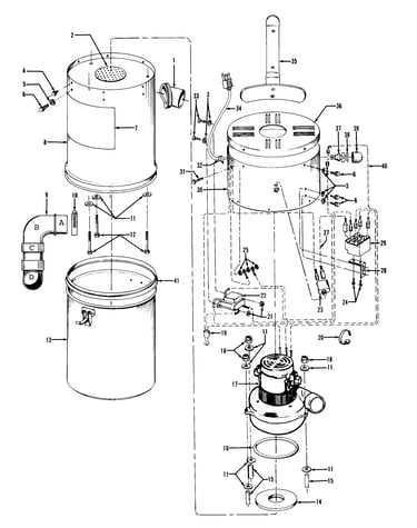 Motor, mainhsg_upper, mainhsg_lower