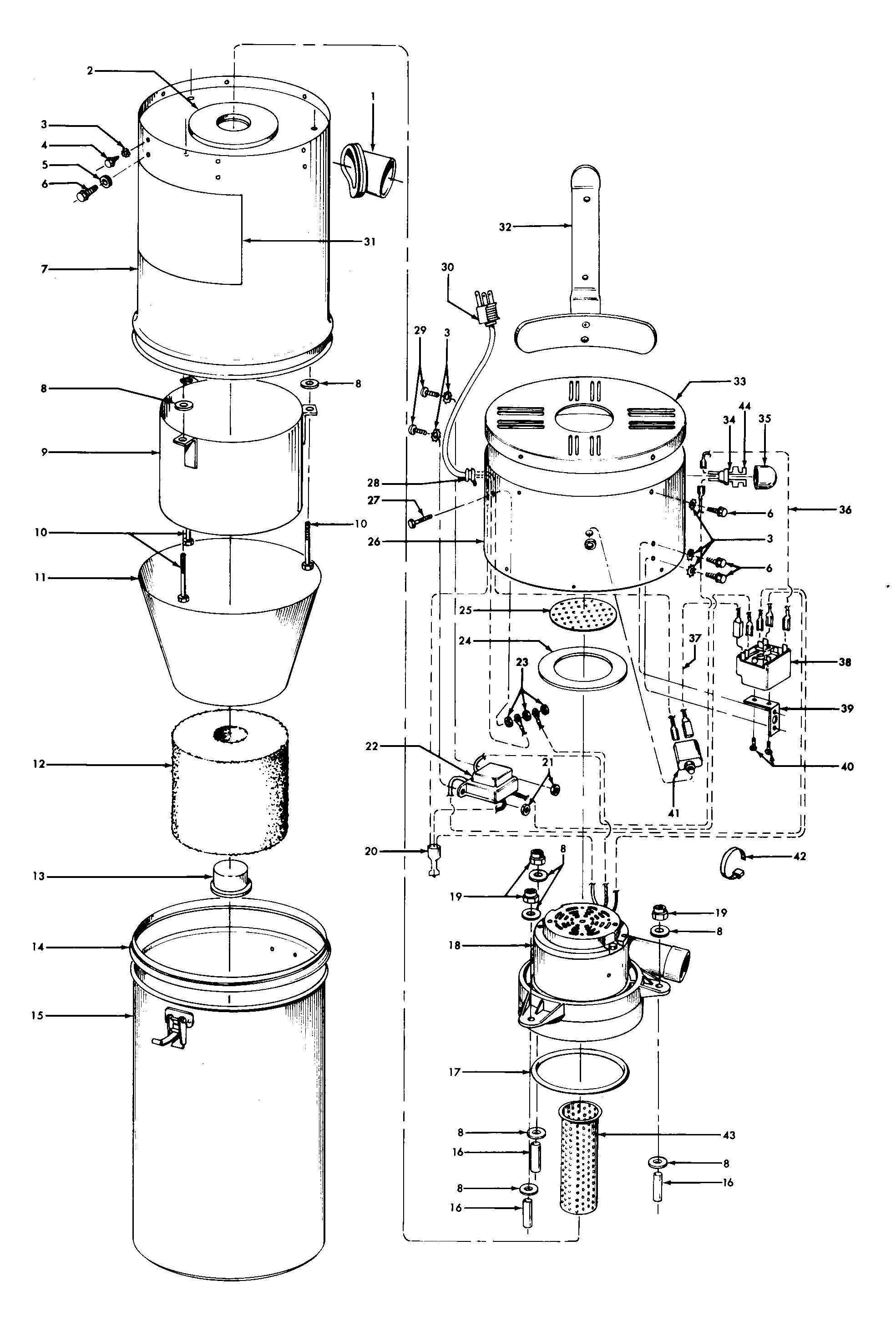 Motor, mainhsg_upper, mainhsg_lower
