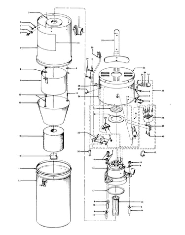 Motor, mainhsg_upper, mainhsg_lower