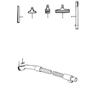 Hoover S5511 hose, cleaningtools diagram