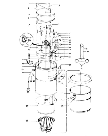 Mainhousing, motor assembly