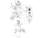 Hoover S5567-011 mainhousing, motor assembly diagram