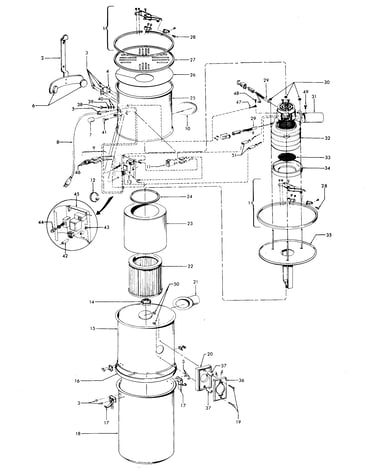 Mainhousing, motor assembly