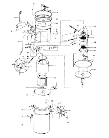Mainhousing, motor assembly