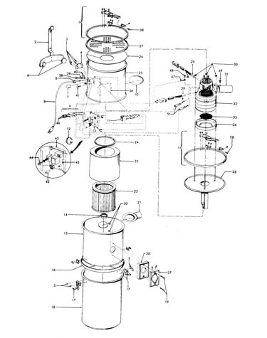 Mainhousing, motor assembly