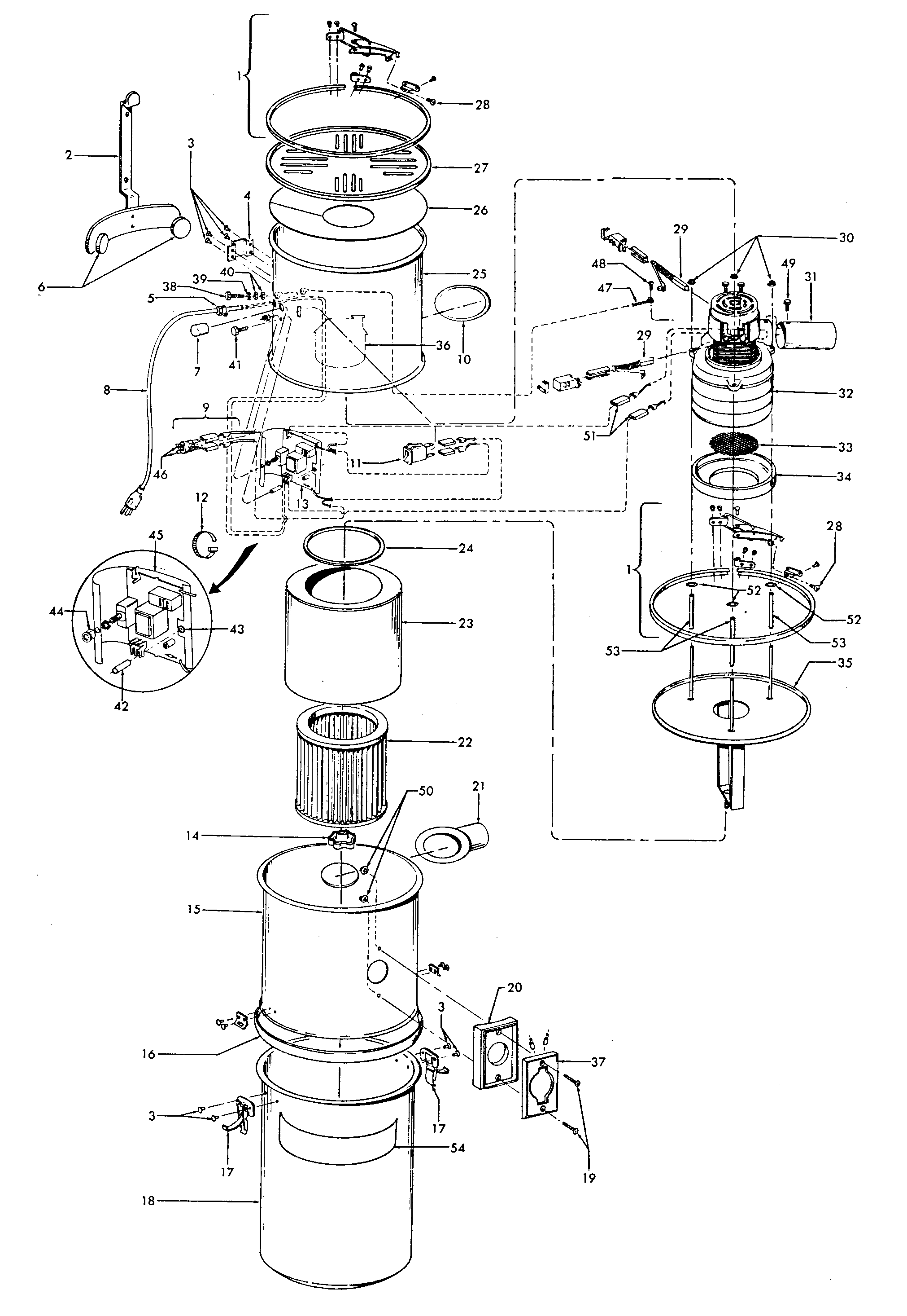 Motor assembly, mainbody