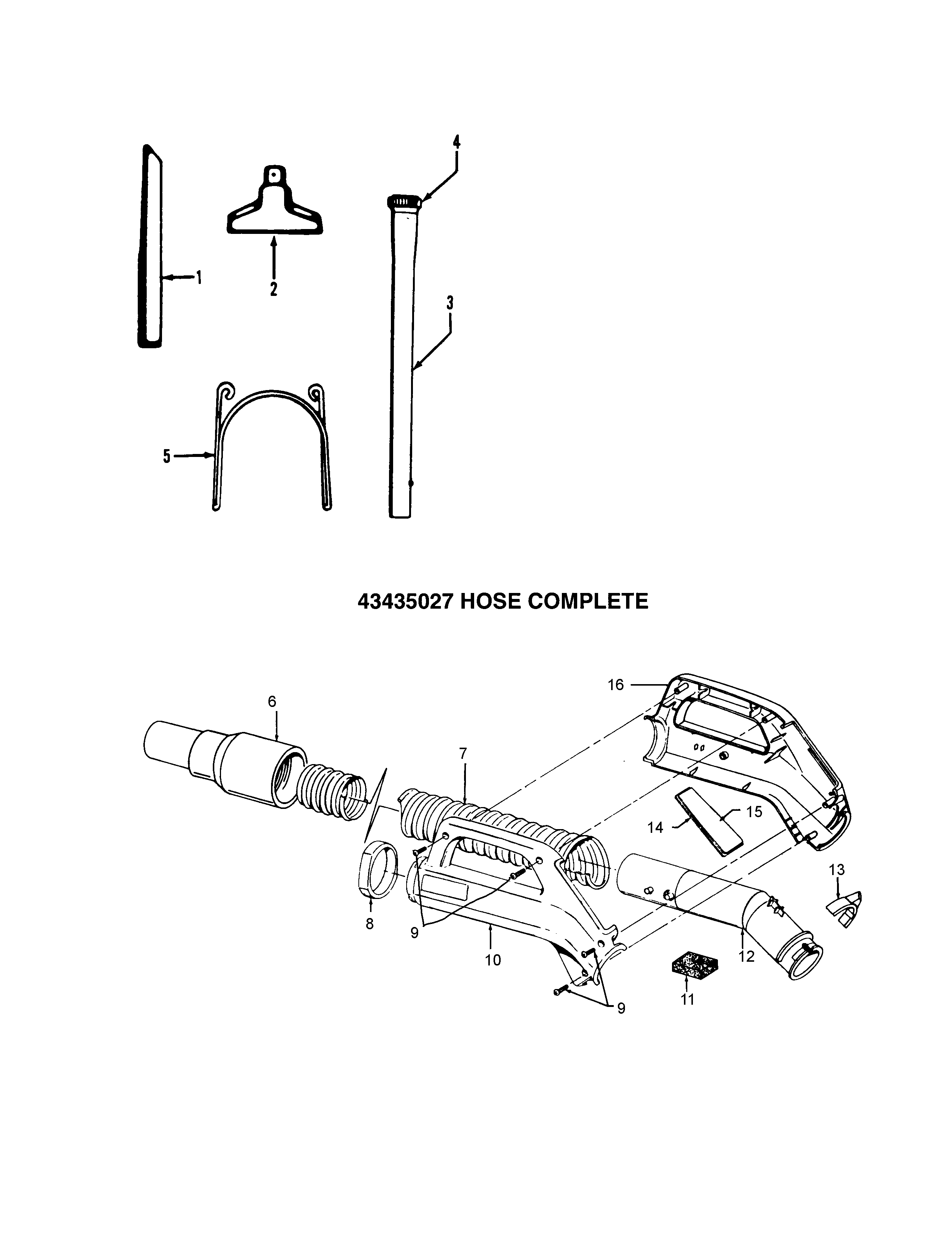 Hose, cleaningtools