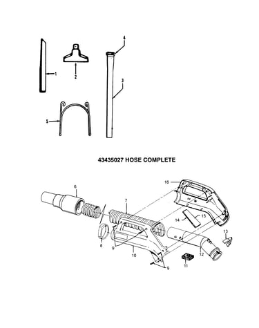 Hose, cleaningtools