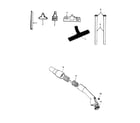 Hoover S5643 hose, cleaningtools diagram