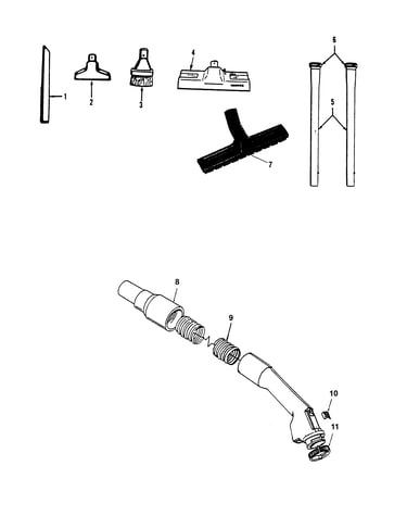 Hose, cleaningtools