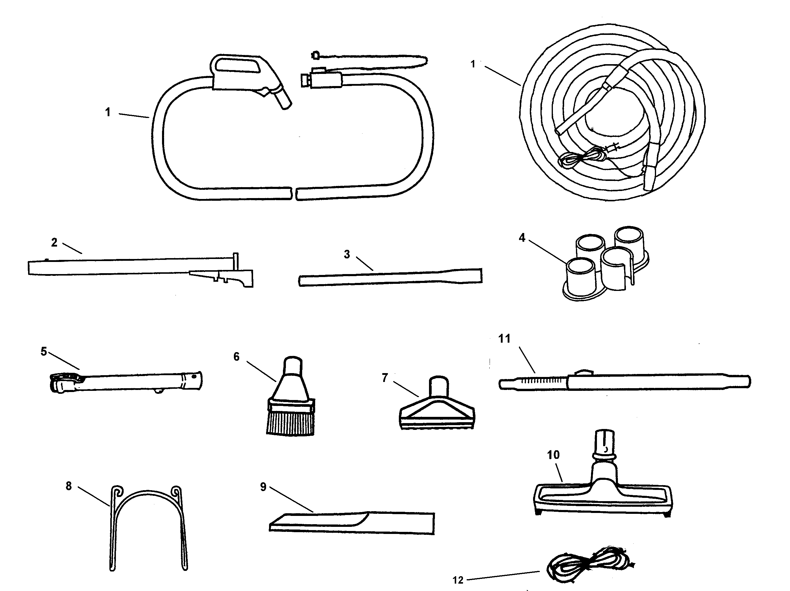 Hose, cleaningtools