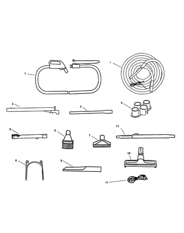Hose, cleaningtools