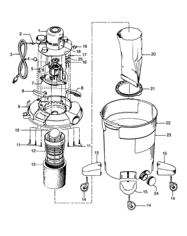 Mainhousing, motor assembly