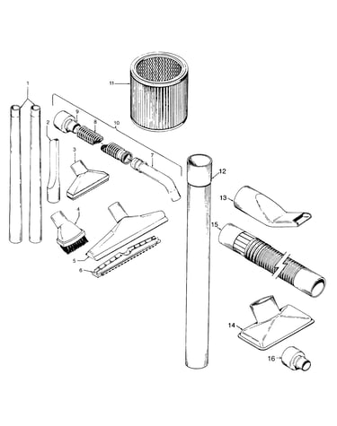Hose, cleaningtools